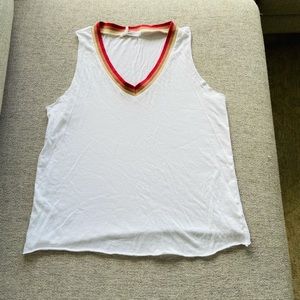 Mixology striped tank top size M